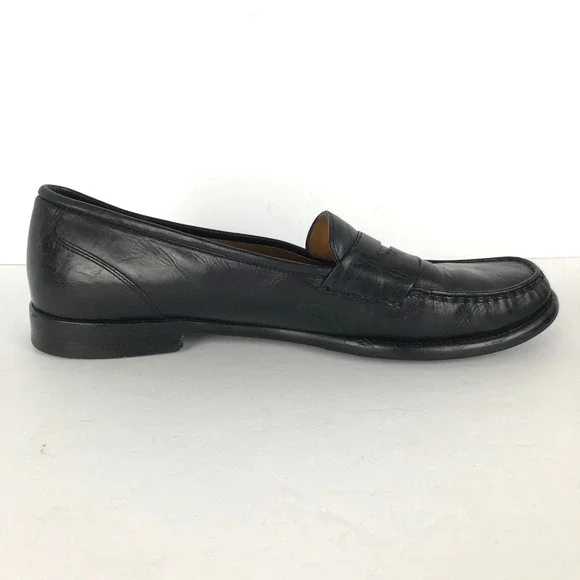 COLE HAAN City Leather Penny Loafers Men's 13 M Black Dress Shoes Slip On 08420